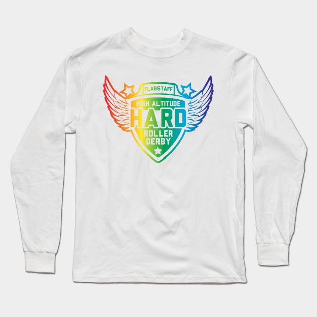 High Altitude Roller Derby Pride Long Sleeve T-Shirt by High Altitude Roller Derby 